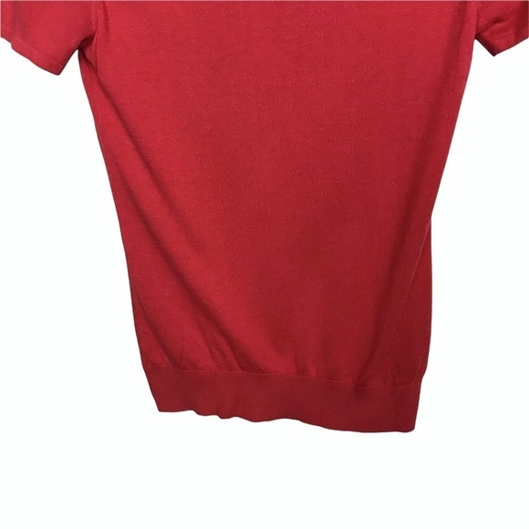 H&M Red Pink Short Sleeve Top - Picture 4 of 10